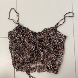 Urban outfitters cheetah tank top